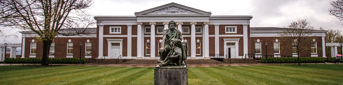 Homer Statue Old Cabell Hall 